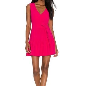 Amanda Uprichard Pink Selena Dress Small